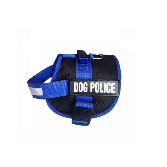 Dog Police Tasma Büyük Mavi