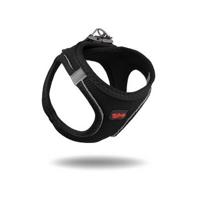 TailPetz Airmesh Black Köpek Göğüs Tasması 2XS
