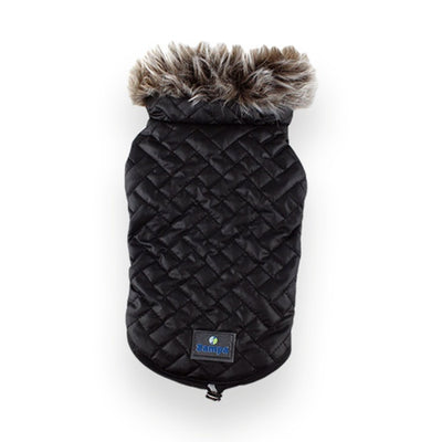 Zampa Supreme Yakalı Kürklü Mont Siyah - S
