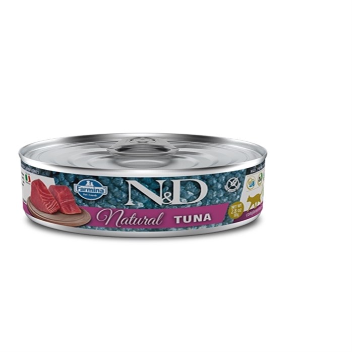 N&D Natural Tuna 80gr Yaş Kedi Maması
