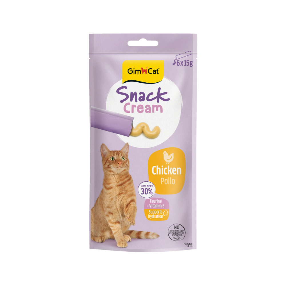 Gimcat Snack Cream Chicken Kedi Ödülü 6x15gr