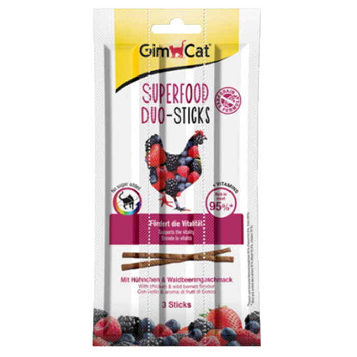 Gimcat Sp Duo Stick Tavuklu&Yaban Mersini Kedi Ödülü 3'lü 15gr