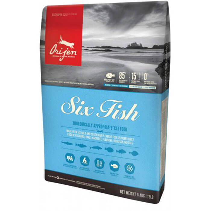Orijen Six Fish Kedi Maması 1.8 Kg - Tüm Irk Ve Yaşam Evreleri İçin