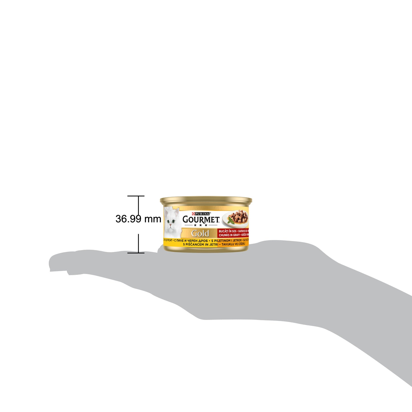Gourmet Gold Çifte Lezzet Tavuk&Ciğerli 85gr Yaş Kedi Konservesi
