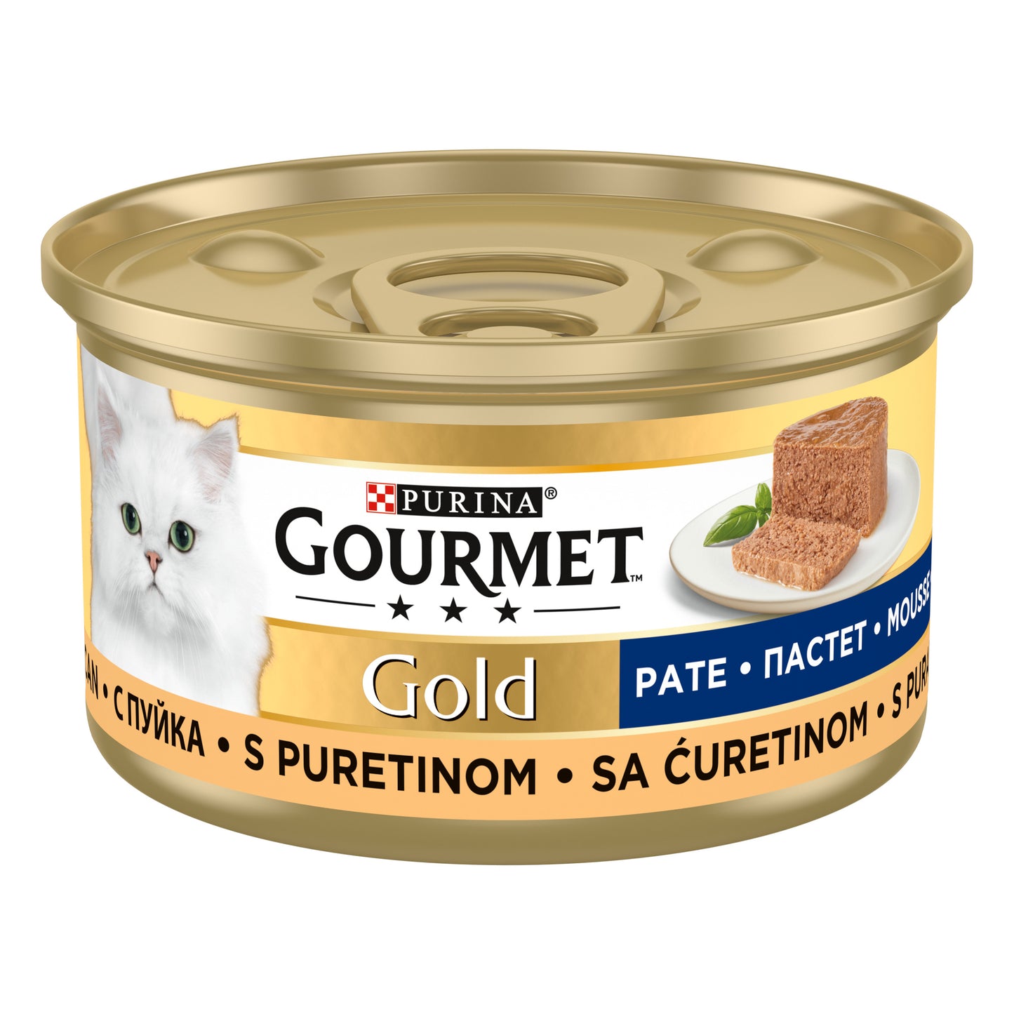 Gourmet Gold Kıyılmış Hindi Etli 85gr Yaş Kedi Konservesi