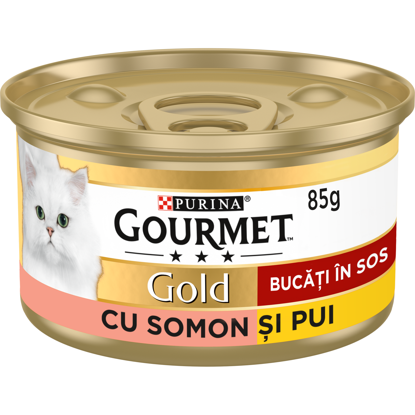 Gourmet Gold Parça Etli Somon&Tavuklu 85gr Yaş Kedi Konservesi