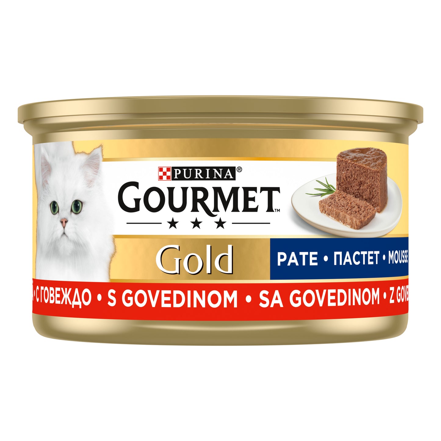 Gourmet Gold Kıyılmış Sığır Etli 85gr Yaş Kedi Konservesi