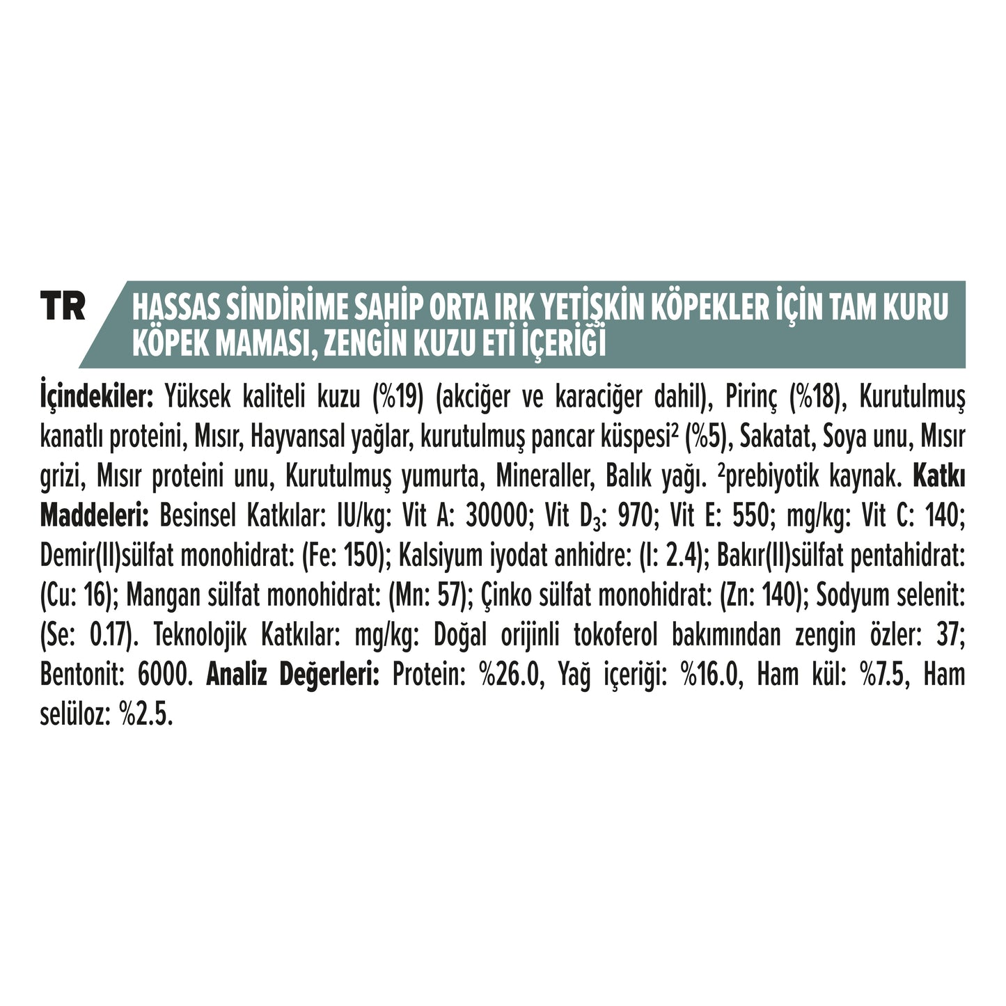 Pro Plan Kuzu Etli 14 Kg Medium Yetişkin Kuru Köpek Maması