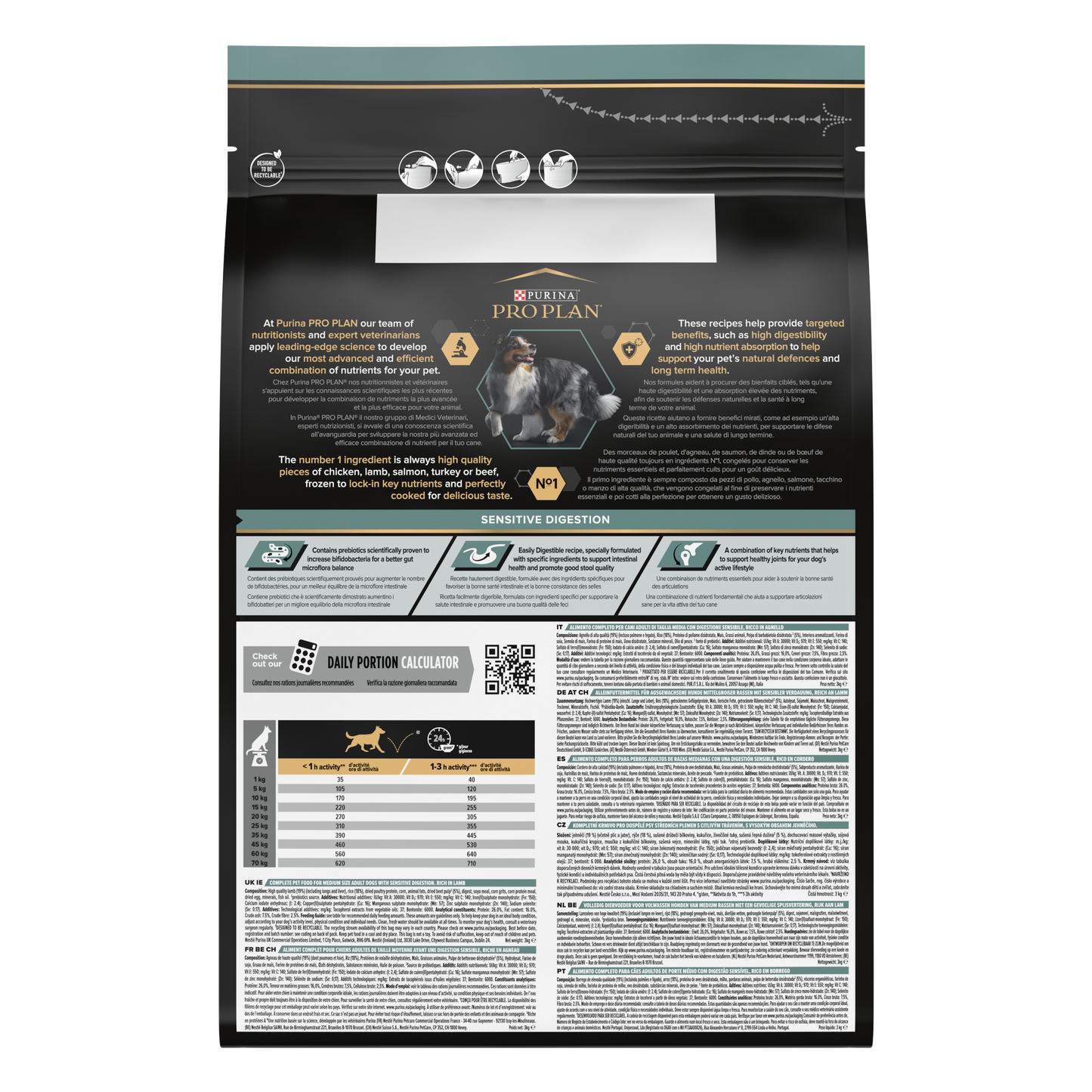 Pro Plan Kuzu Etli 3 Kg Medium Yetişkin Kuru Köpek Maması