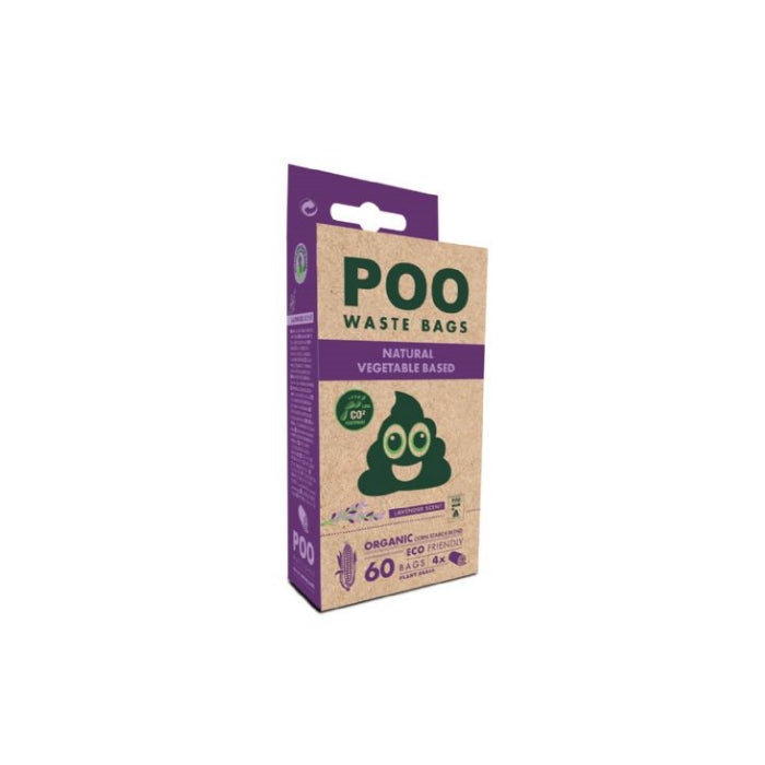 M-Pets Dışkı Toplama Poşeti15 Yaprak Lavanta Kokulu 4'lü Paket