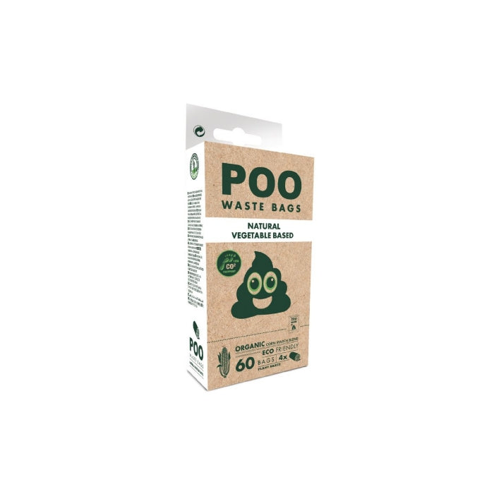 M-Pets Dışkı Toplama Poşeti 15 Yaprak Natural 4'lü Paket