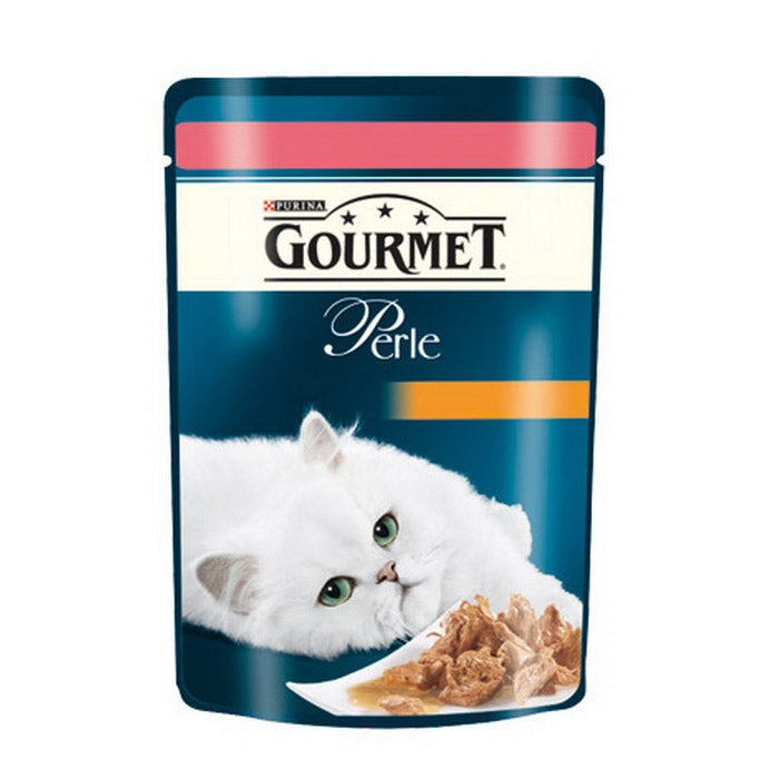 Gourmet Perle Izgara Somonlu Yaş Kedi Maması 85gr