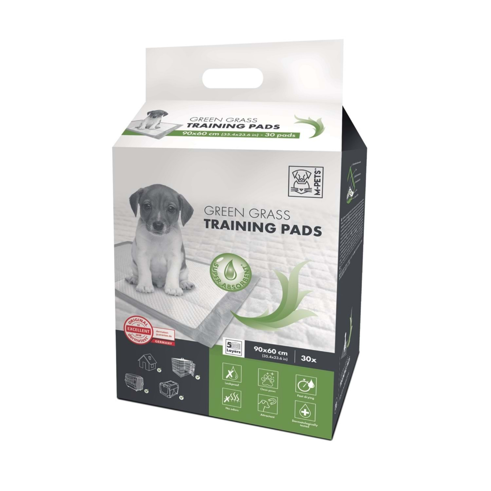 M-PETS Green Grass Köpek Çiş Eğitim Pedi 90x60Cm 30 Adet