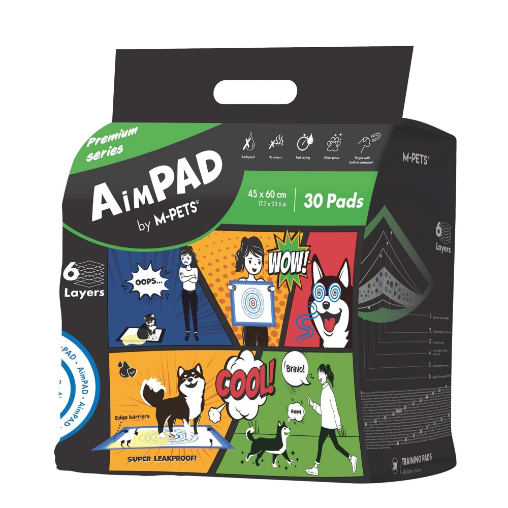 M-PETS Aimpad Çiş Eğitim Pedi 45x60Cm 30 Adet
