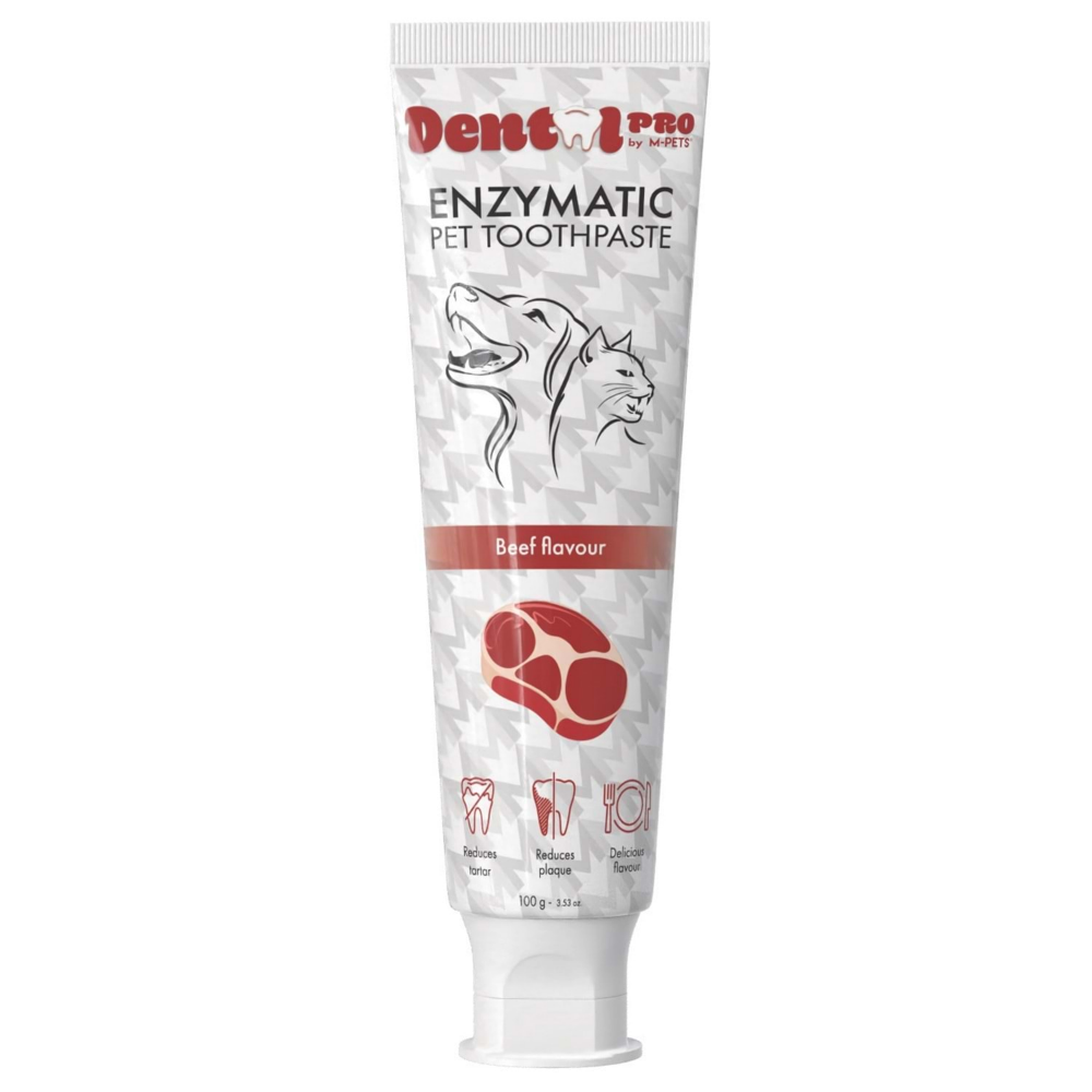 M-Pets Dental Care Pro Biftek Aromalı Diş Macunu 100gr