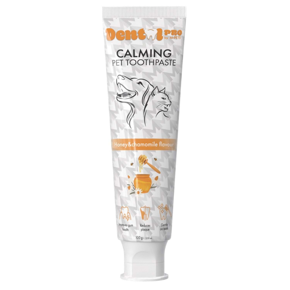 M-Pets Dental Care Pro Bal Ve Papatya Aromalı Diş Macunu 100gr
