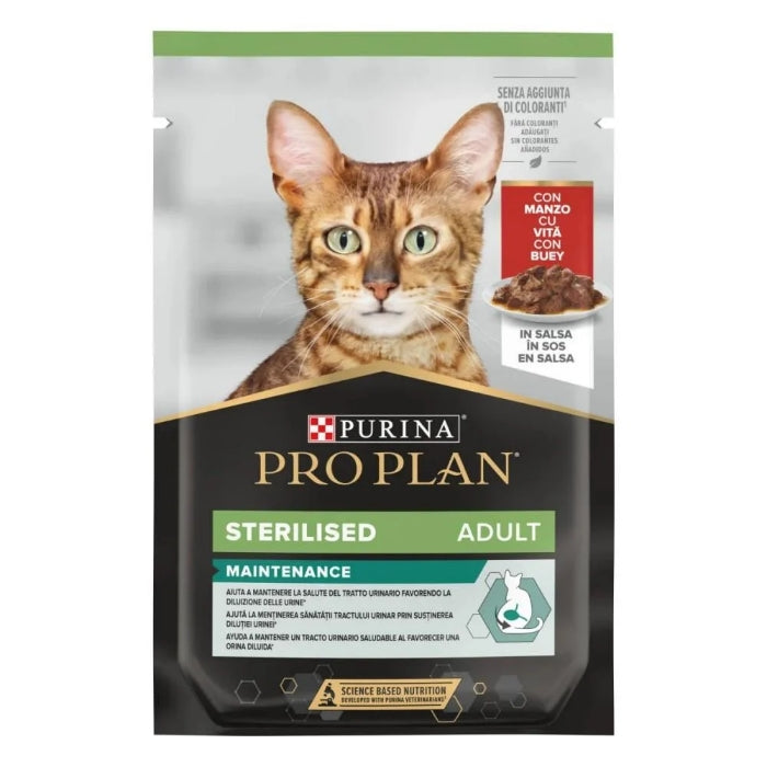 Pro Plan Jelly Sterilised Biftekli 85gr Kısırlaştırılmış Yaş Kedi Maması