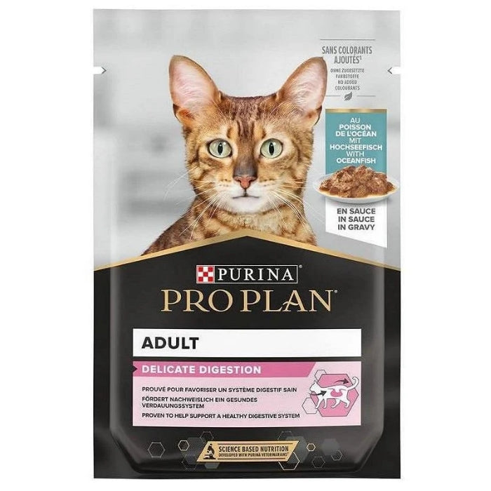 Pro Plan Jelly Delicate Okyanus Balıklı 85gr Yetişkin Yaş Kedi Maması