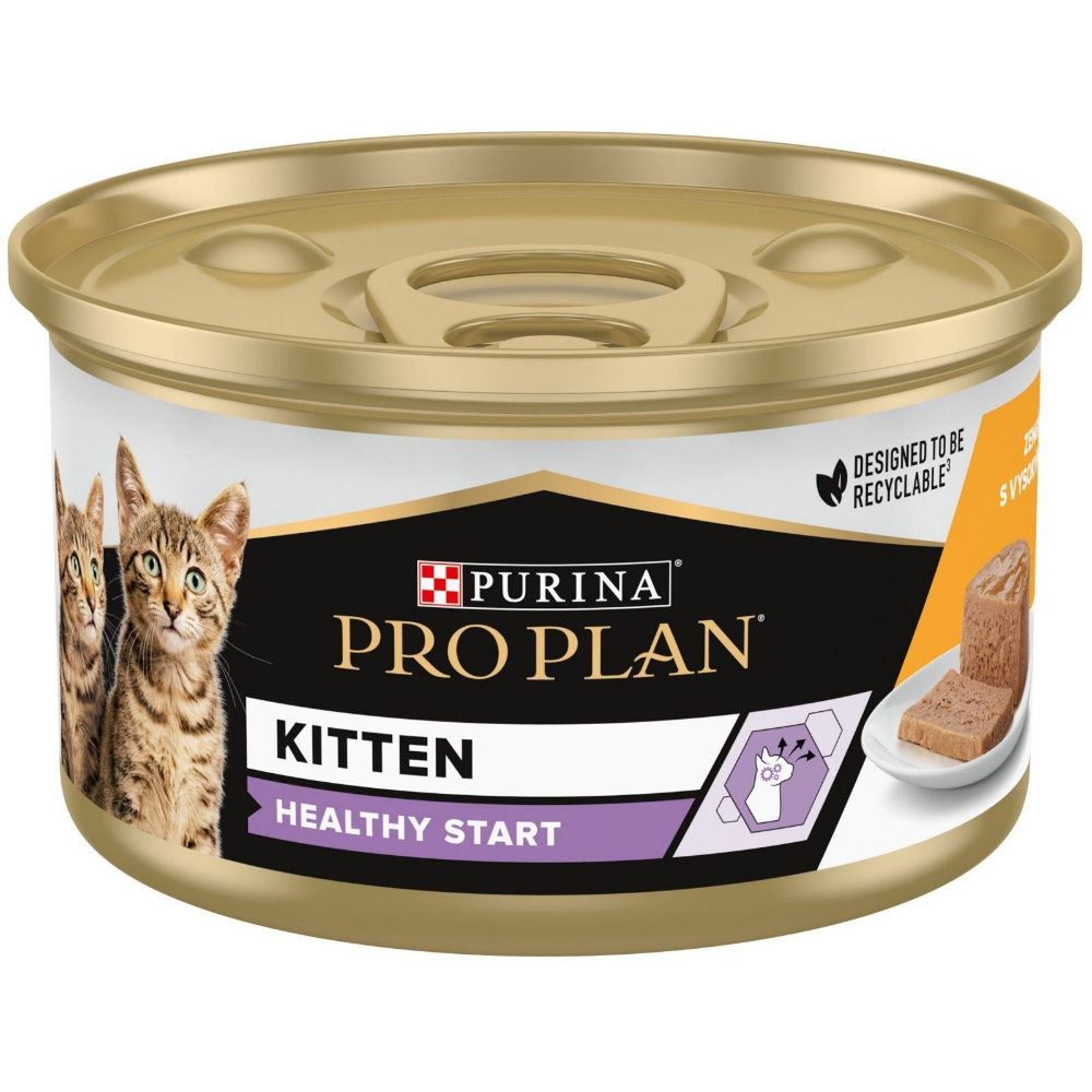 Pro Plan Kitten Tavuklu 85gr Yaş Kedi Konservesi