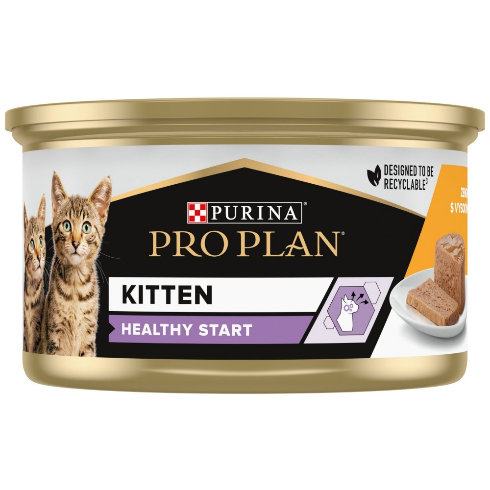 Pro Plan Kitten Tavuklu 85gr Yaş Kedi Konservesi