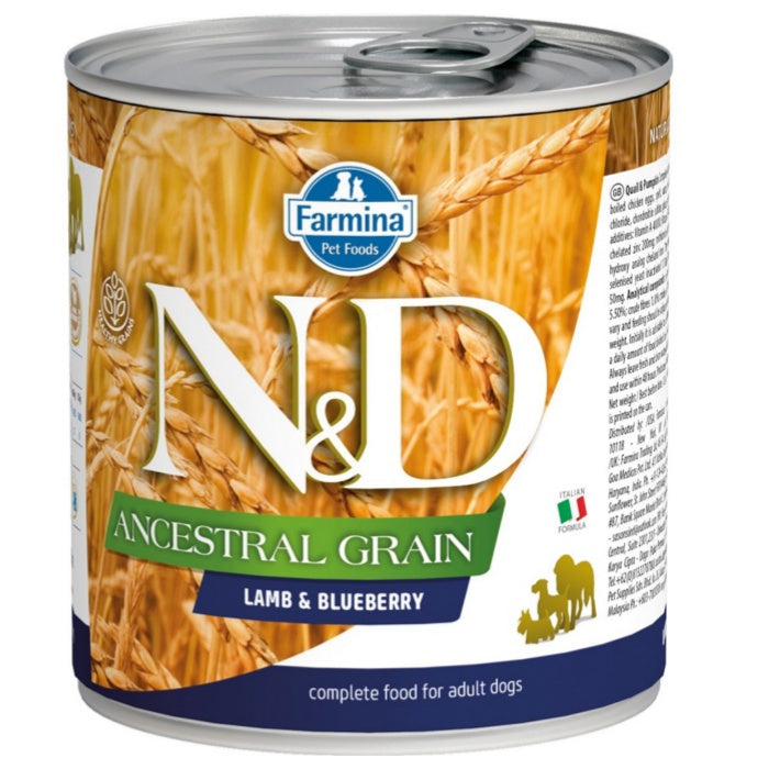 N&D Düşük Tahıllı Kuzu&Yaban Mersini 285gr Yaş Köpek Konservesi