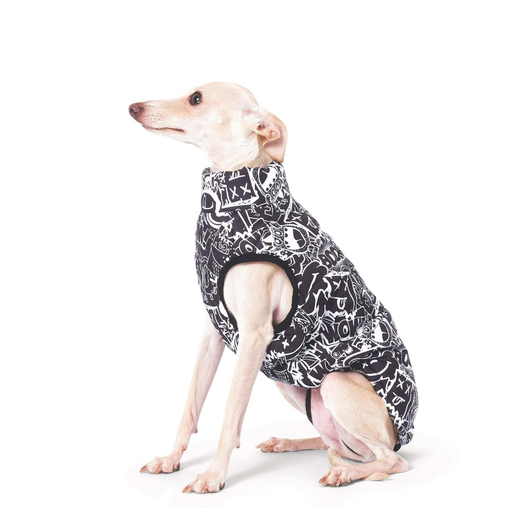 M-Pets Urbansytle Winter Jacket Black/White (XL)