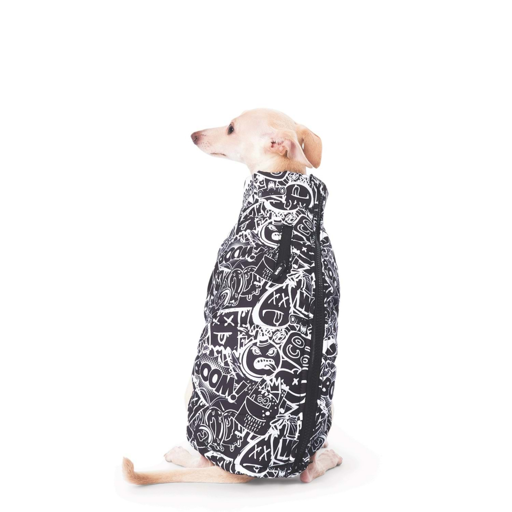 M-Pets Urbansytle Winter Jacket Black/White (XXL)
