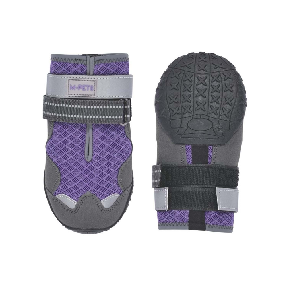 M-Pets Flexi Köpekler İçin Ayakkabı #7 XXL Purple Edition