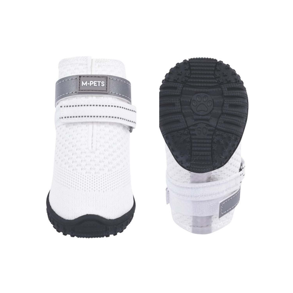 M-Pets Flexi Köpekler İçin Ayakkabı #2 XS White Edition