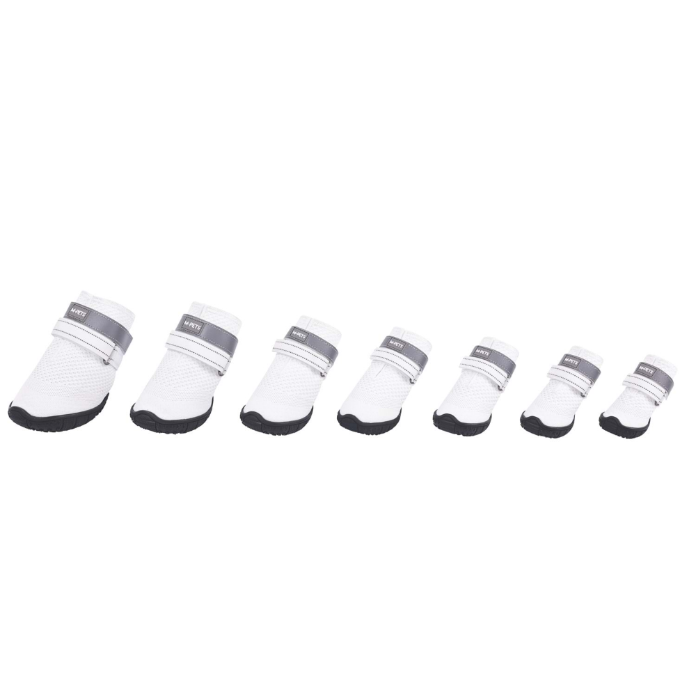 M-Pets Flexi Köpekler İçin Ayakkabı #2 XS White Edition