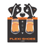 M-Pets Flexi Köpekler İçin Ayakkabı #3 S Orange Edition