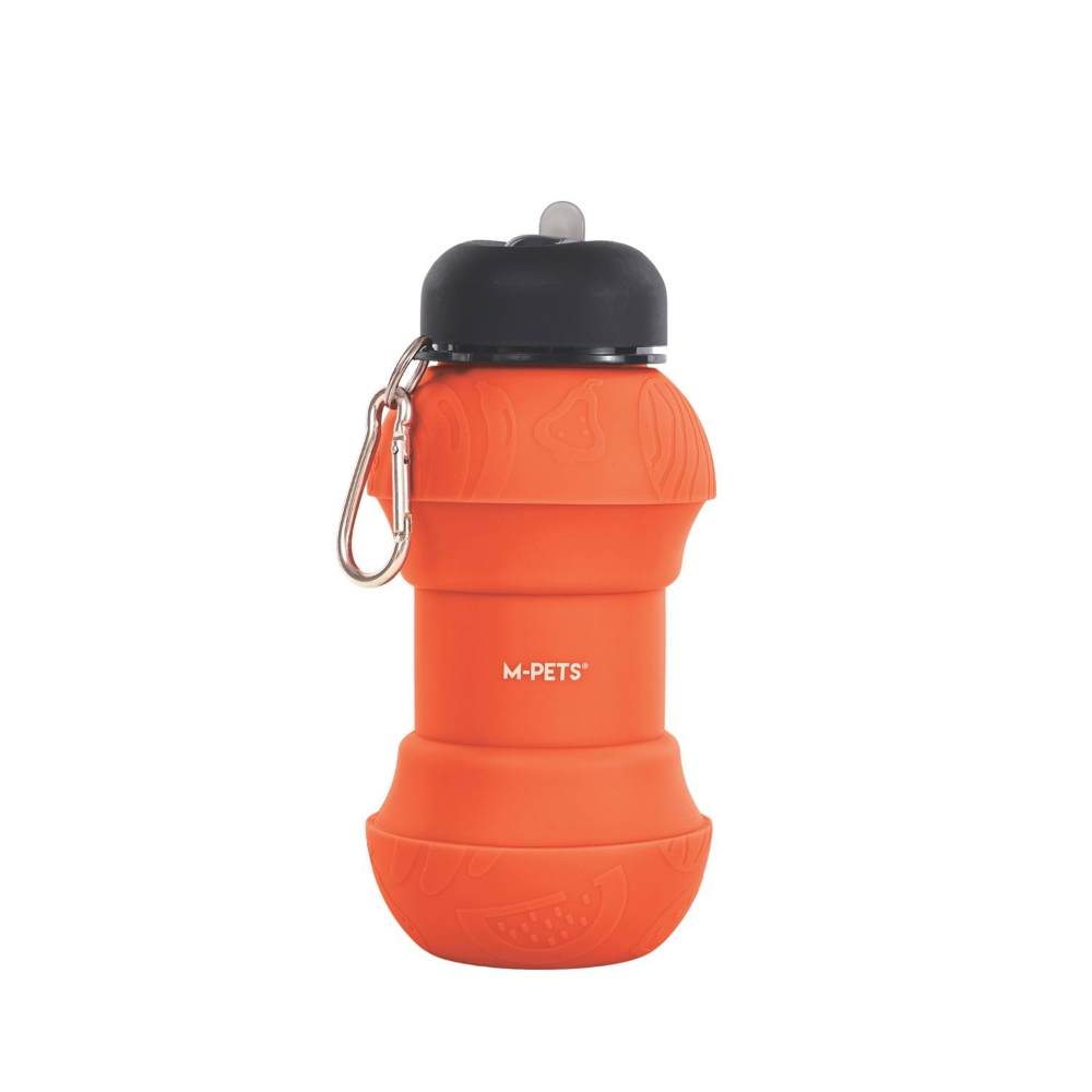 M-Pets On The Road Katlanabilen Seyahat Suluğu 200-550ml Orange
