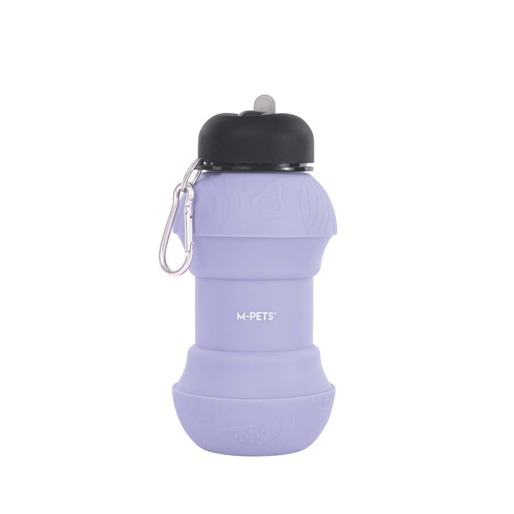 M-Pets On The Road Katlanabilen Seyahat Suluğu 200-550ml Purple