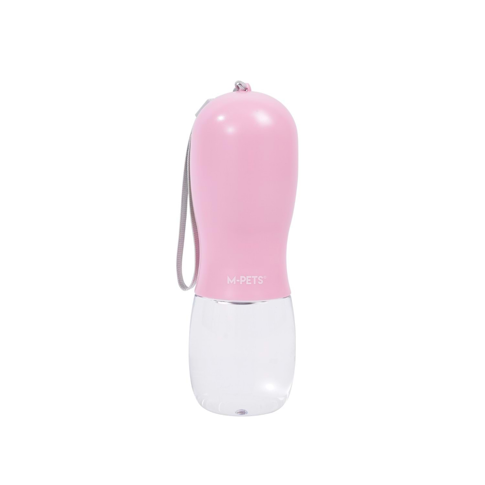 M-PETS On The Road 2İn1 Köpek Seyahat Suluğu 300Ml Pink