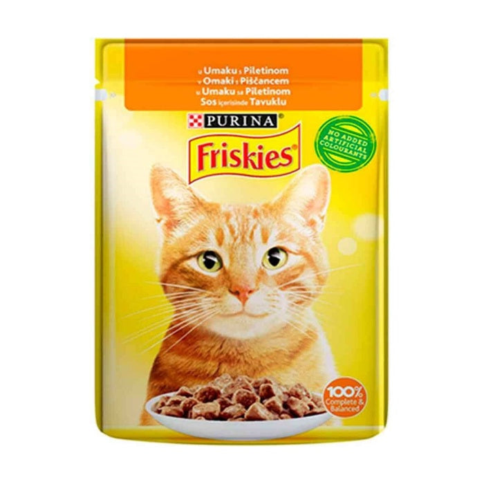 Friskies Tavuklu Yetişkin Kedi Yaş Maması 85gr