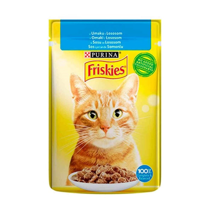 Friskies Somonlu Yetişkin Kedi Yaş Maması 85gr