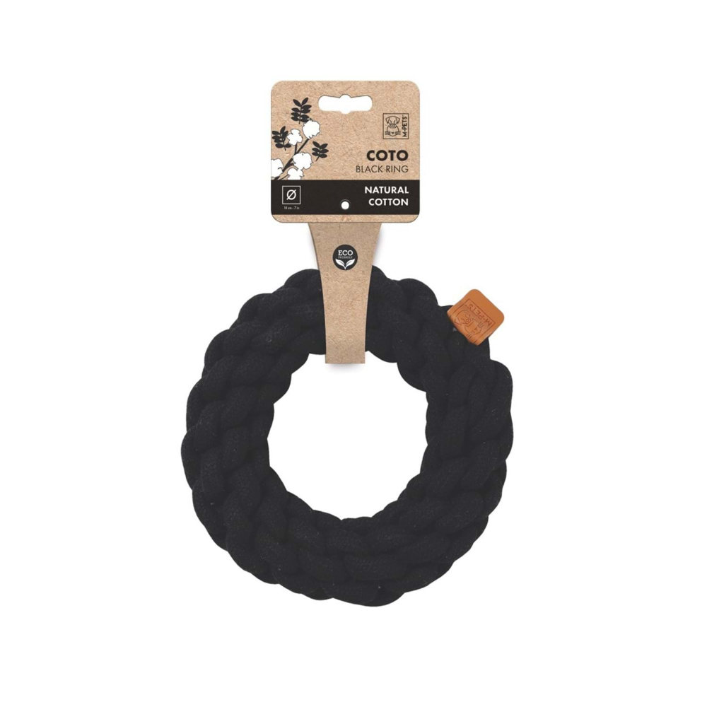 M-Pets Coto Black Ring 18 cm Örgü Halka Oyuncak