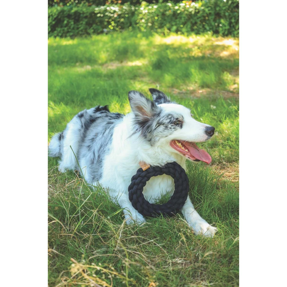 M-Pets Coto Black Ring 18 cm Örgü Halka Oyuncak