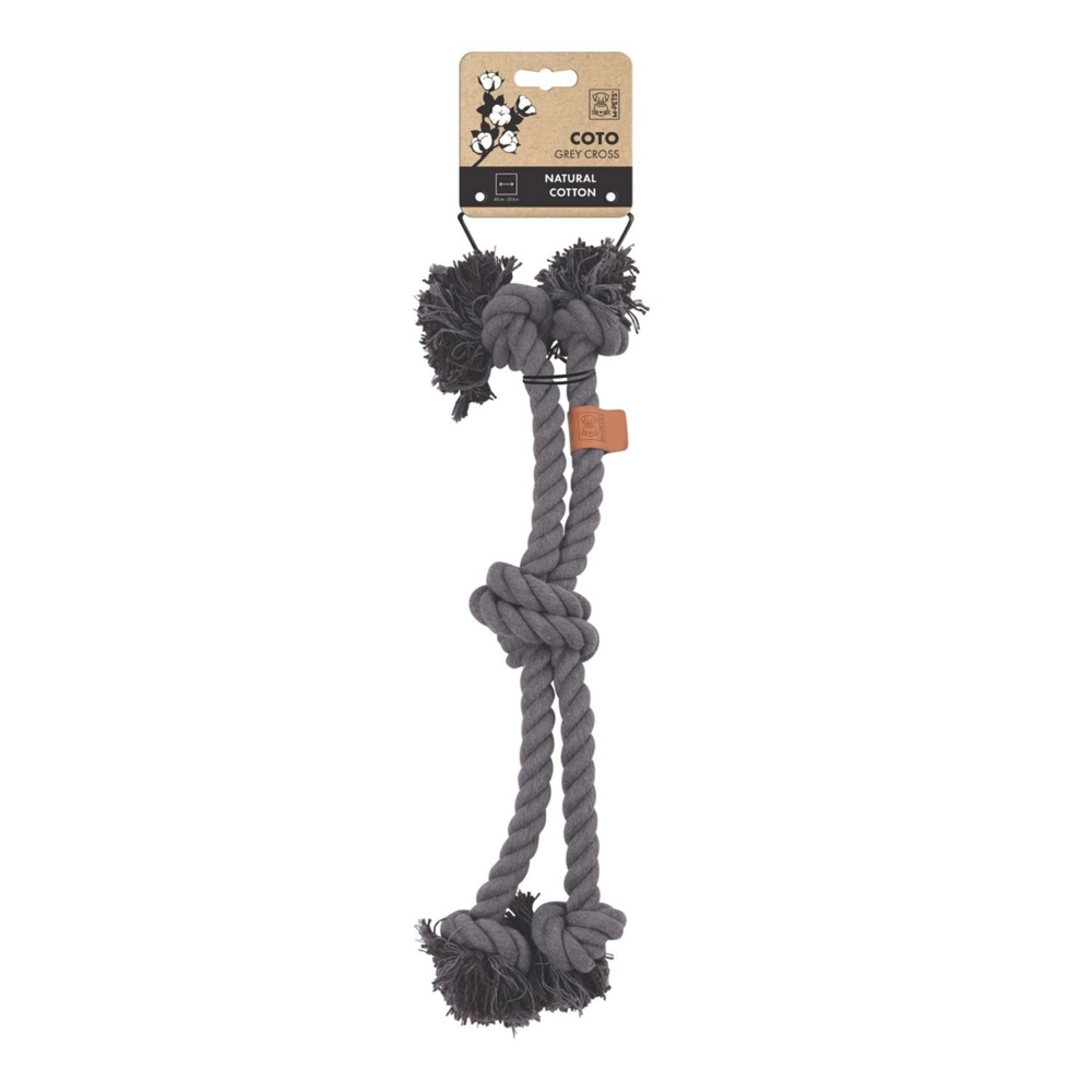 M-Pets Coto Grey Cross 60 cm Örgü Oyuncak