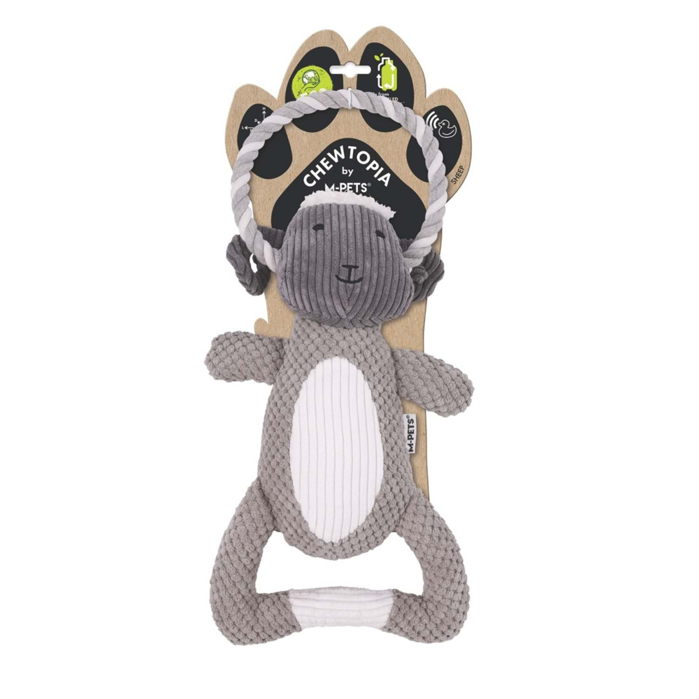 M-Pets Eco Chewtopia Sheep Köpek Oyuncağı