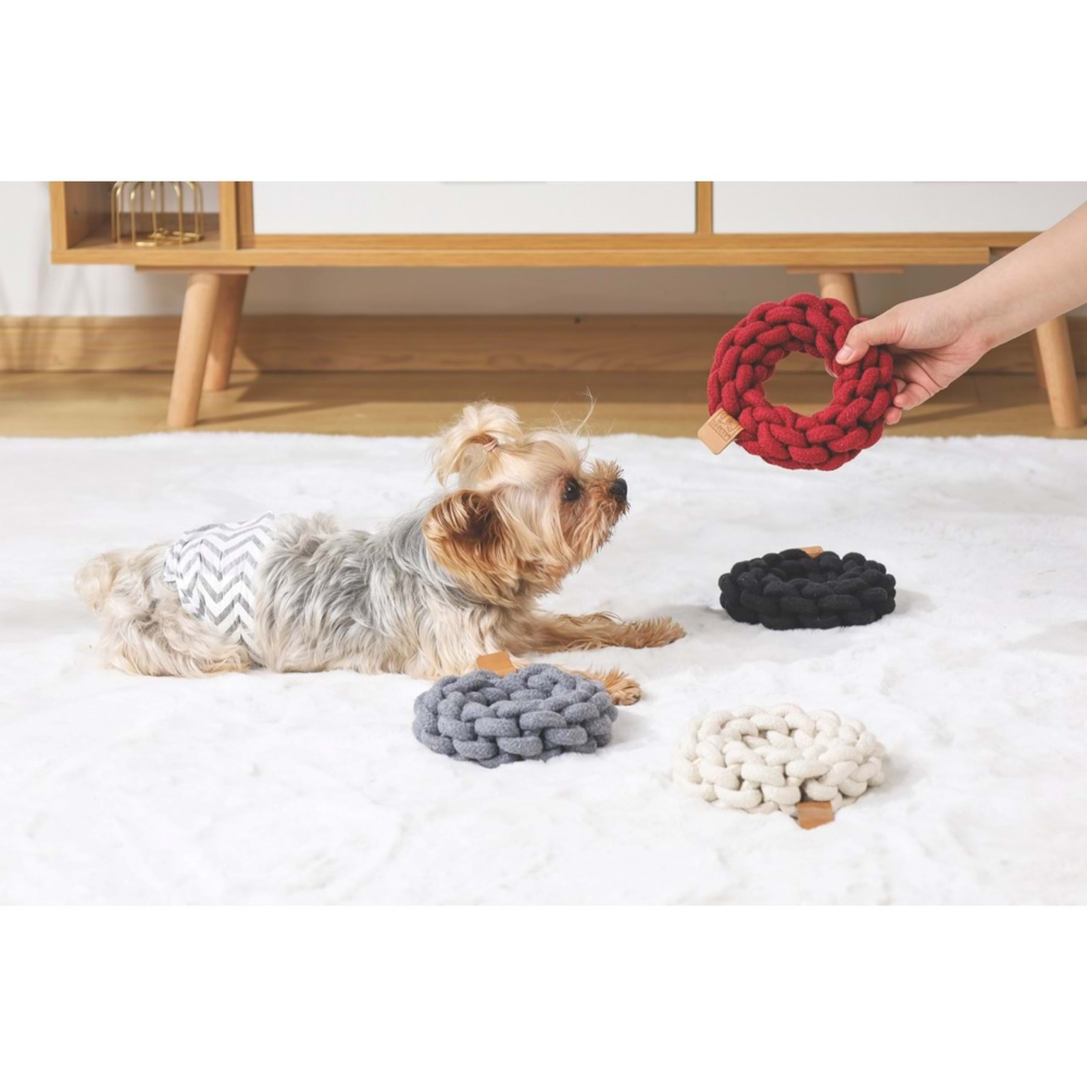 M-Pets Coto Red Ring 13 cm Örgü Halka Oyuncak