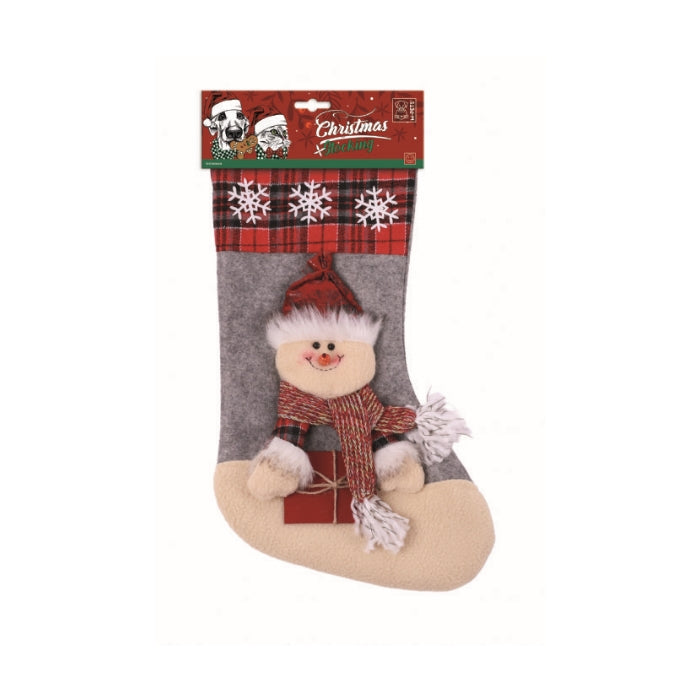 M-Pets Chrıstmas Stockıng Snowman Köpek Oyuncağı