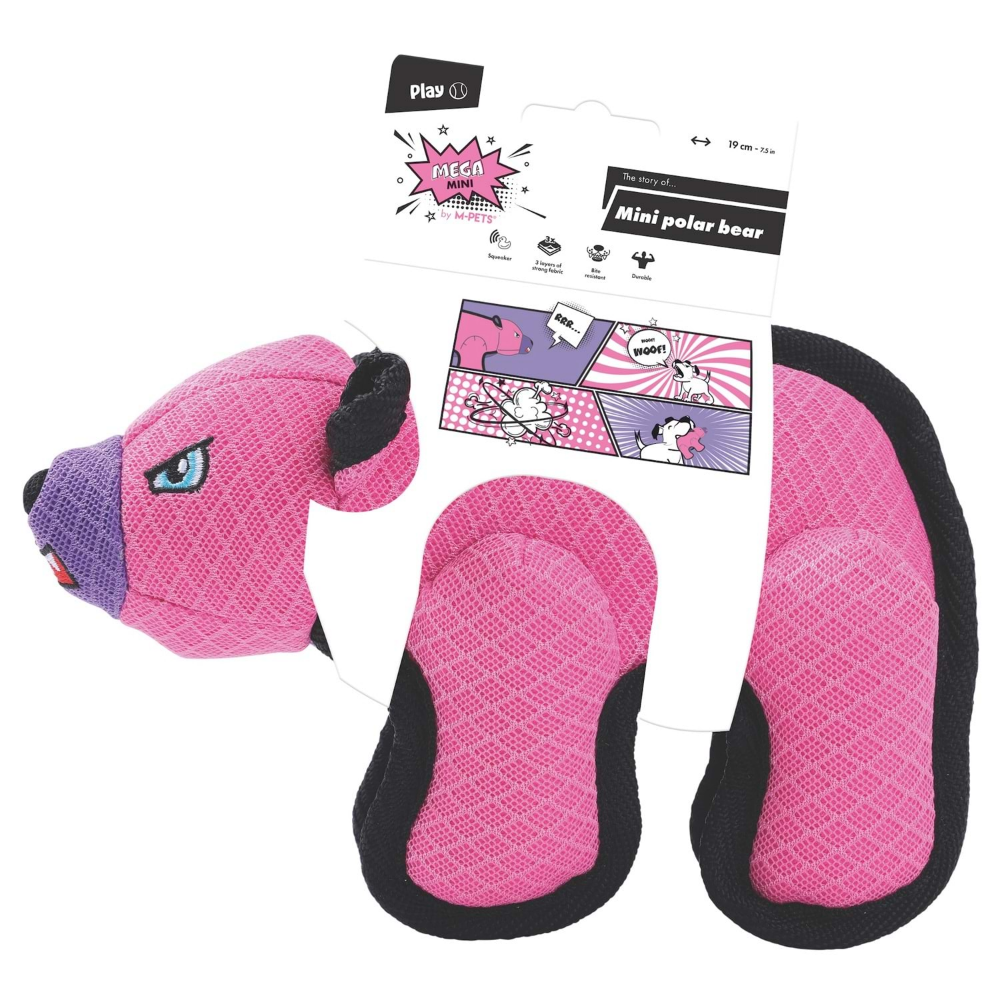 M-Pets Mega Mini Polar Bear Köpek Oyuncağı