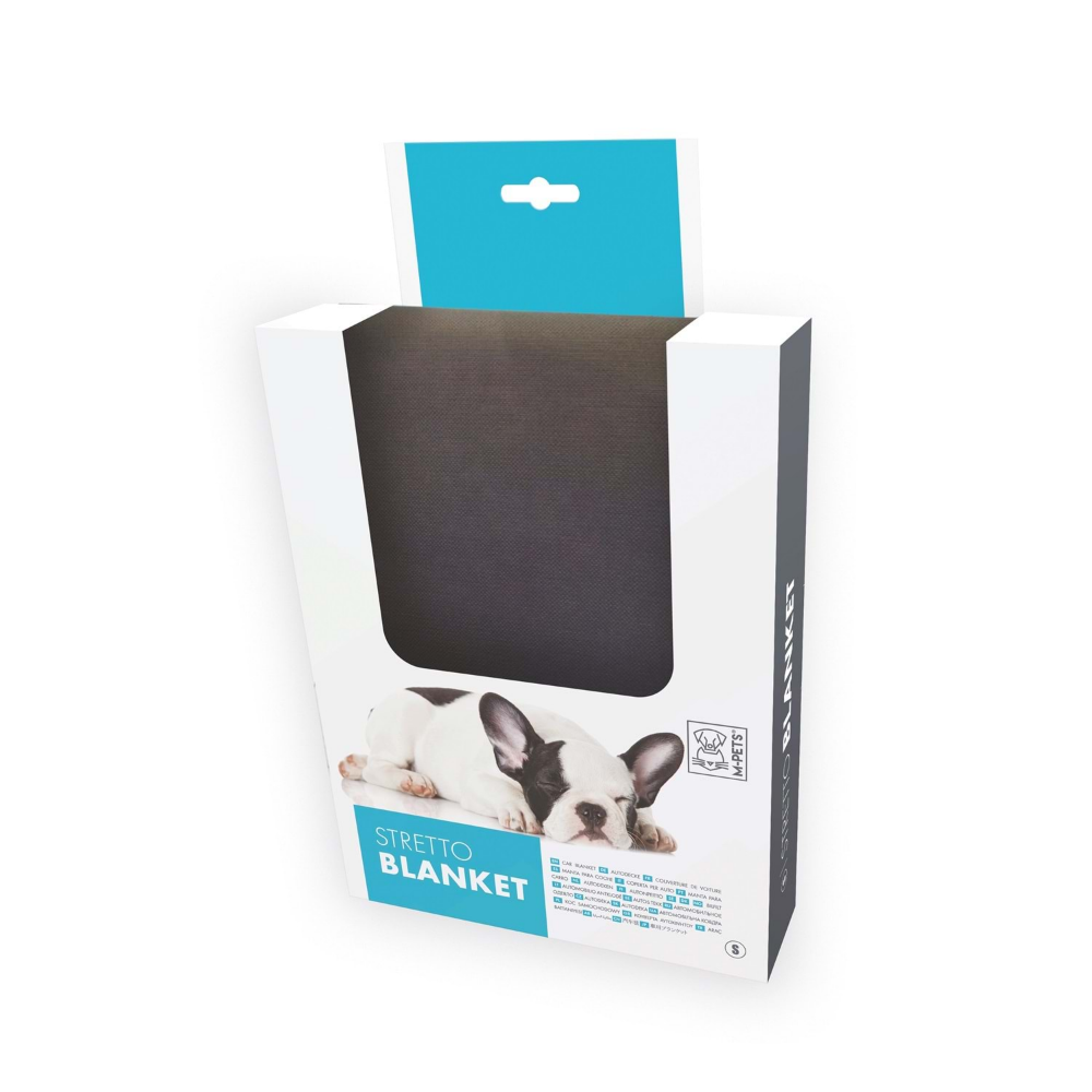 M-Pets Stretto Araç Koltuk Örtüsü (S) Black 165cm