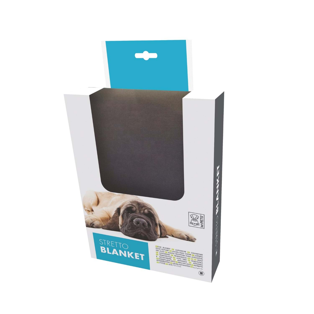 M-Pets Stretto Araç Koltuk Örtüsü (M) Black 185cm