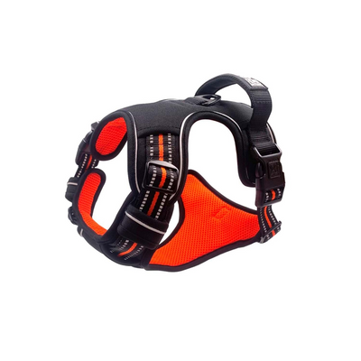 M-Pets Hıkıng Reflektörlü Soft Sırt Tasması Orange (M)