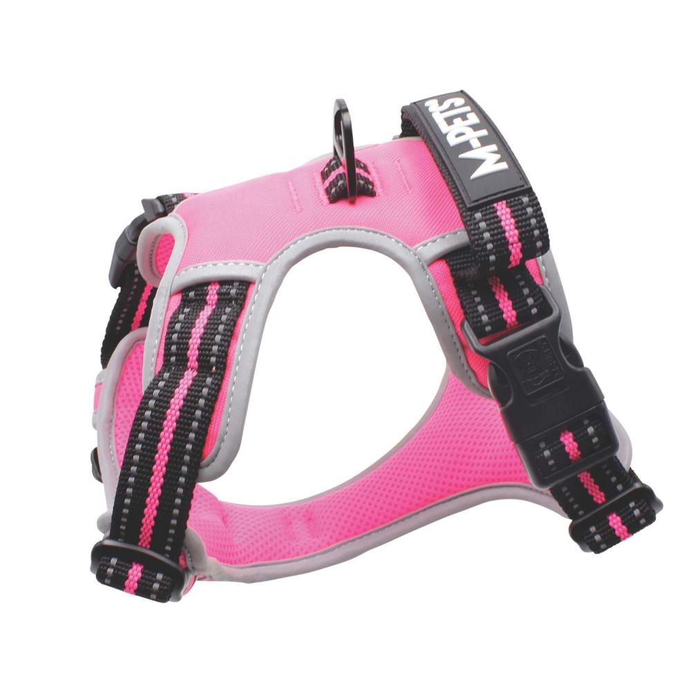 M-Pets Hıkıng Reflektörlü Soft Sırt Tasması Pınk (L)
