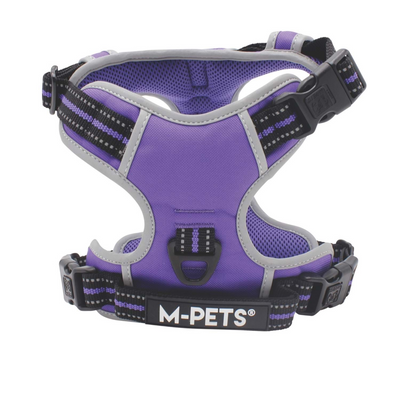 M-Pets Hıkıng Reflektörlü Soft Sırt Tasması Purple (L)