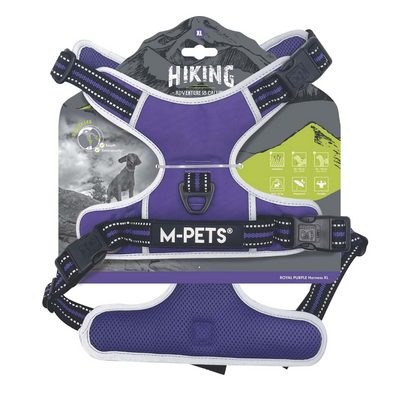 M-Pets Hıkıng Reflektörlü Soft Sırt Tasması Purple (XL)
