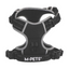 M-Pets Hıkıng Reflektörlü Soft Sırt Tasması Black (L)